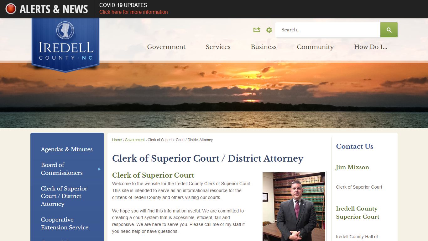 Clerk of Superior Court / District Attorney | Iredell County, NC